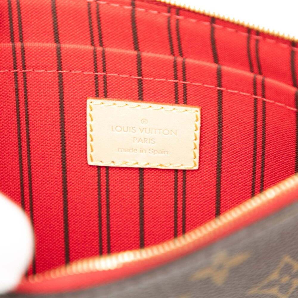 LOUIS VUITTON Authentic Brown Monogram Neverfull MM Pouch - Picture 5 of 5